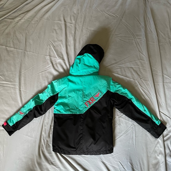 FXR Jacket, Kids size 10, Teal/Pink/Black - Picture 4 of 6